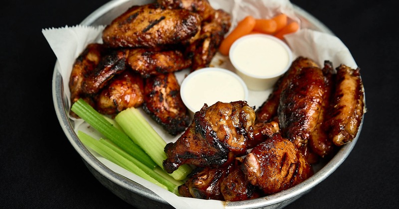 Blackened chicken wings