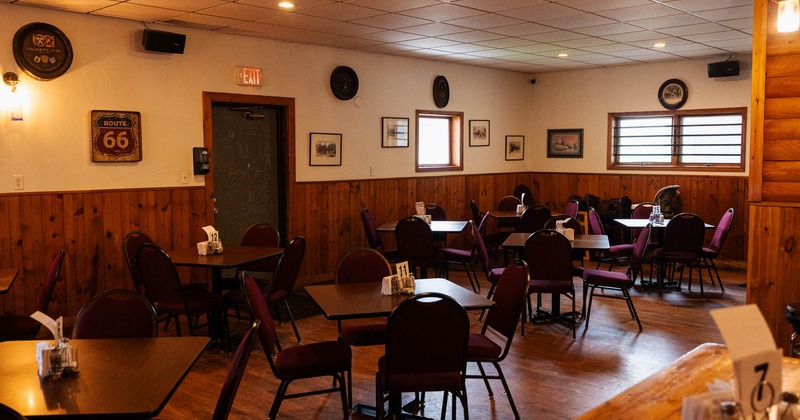 Interior dining space