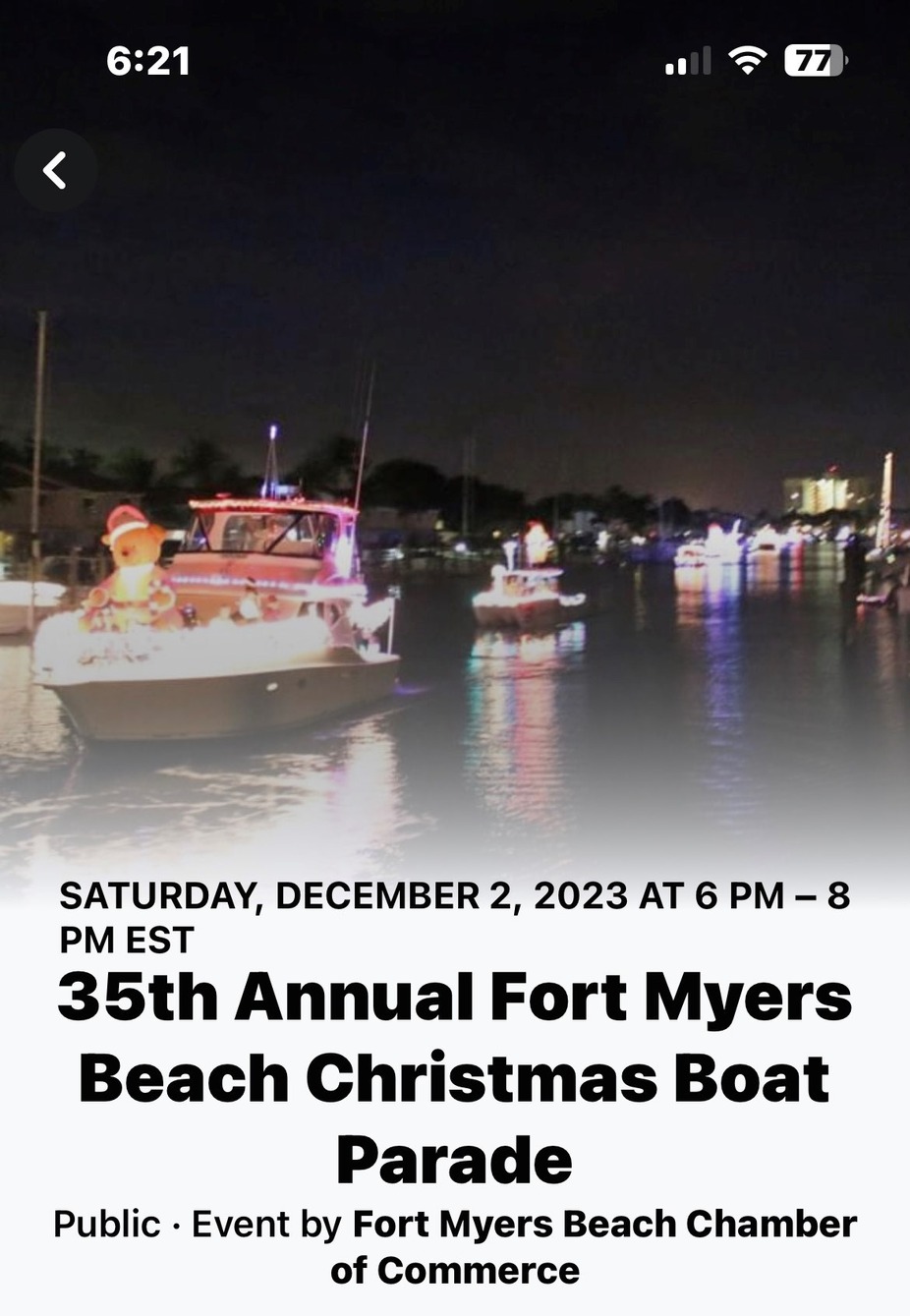 35th Annual Christmas Boat Parade event photo