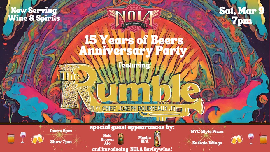15 Years of Beers Anniversary Party with The Rumble event photo