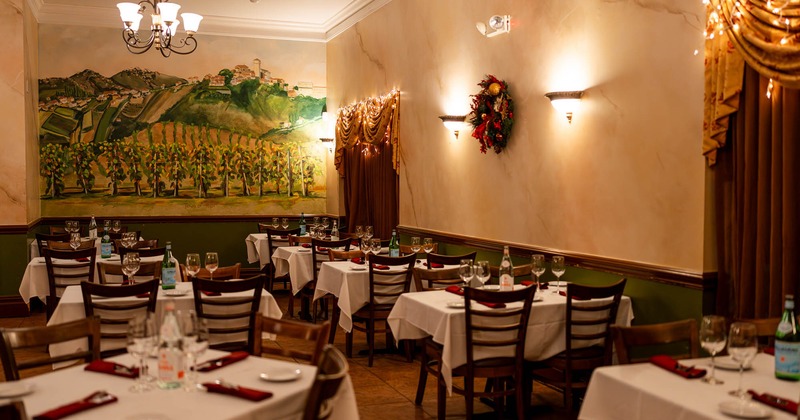Interior, dining area
