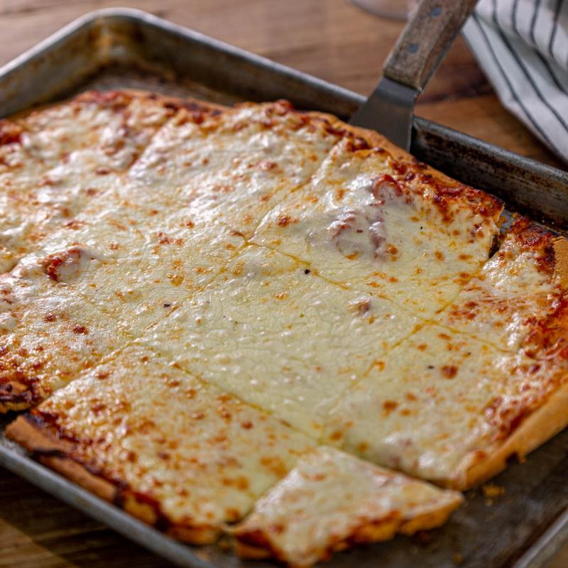 Classic Thin Crust Cheese Pizza photo