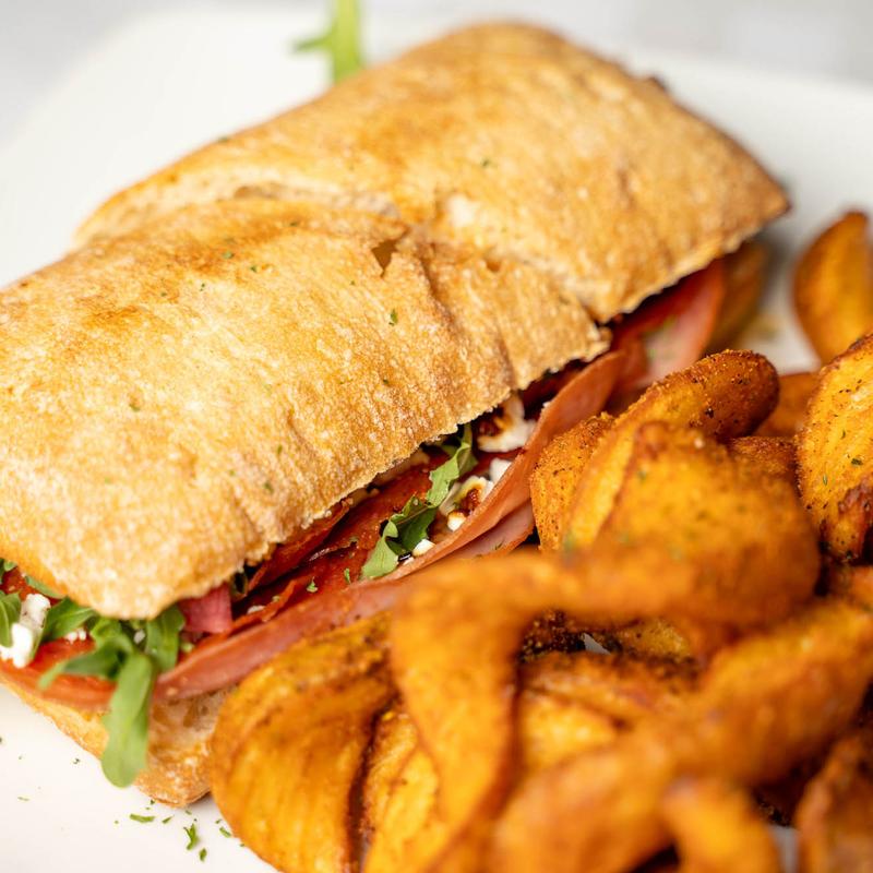 Italian Hoagie with Fries photo