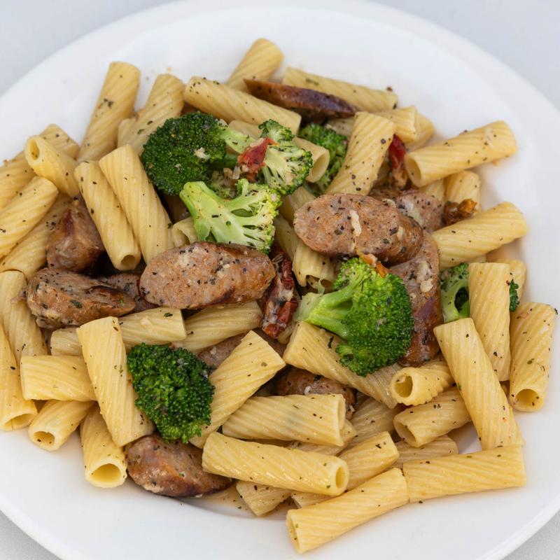 Italian Sausage Ziti with Broccoli and Sun-Dried Tomatoes photo