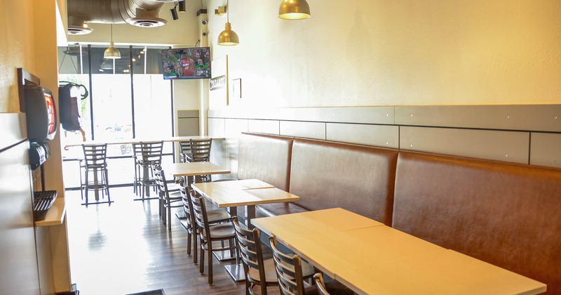 Interior seating space