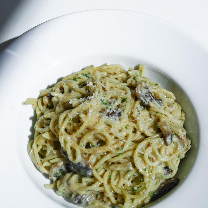 Spinach & Mushroom Pasta photo