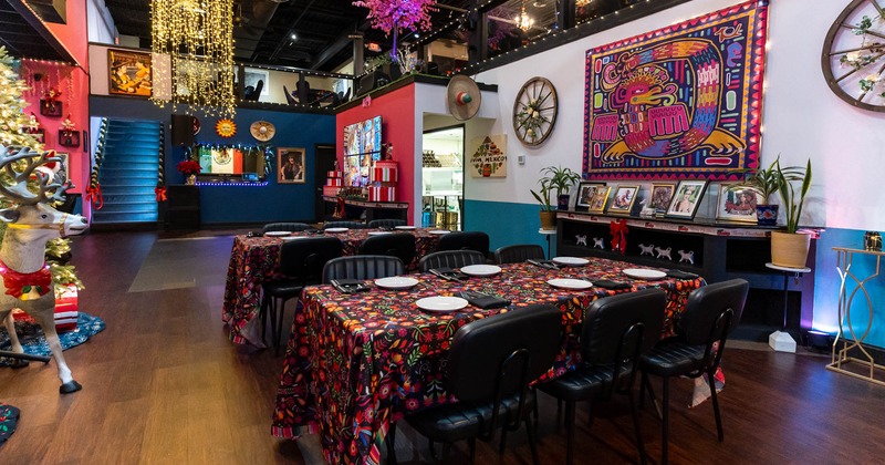 Interior seating space