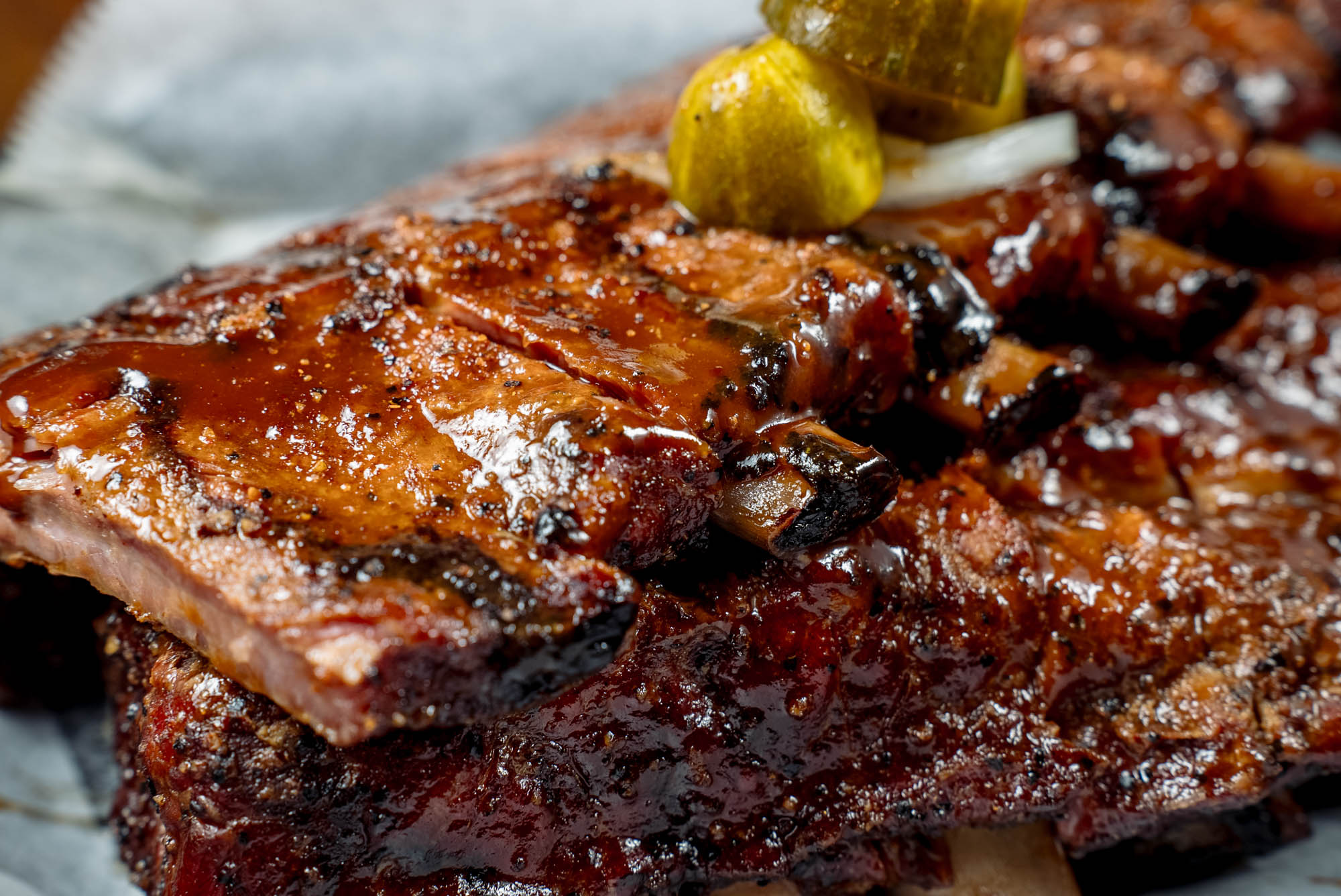 Smoked baby back ribs