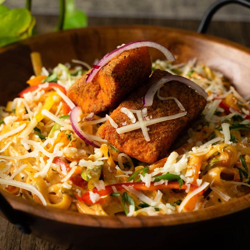 Salmon Rasta Pasta photo