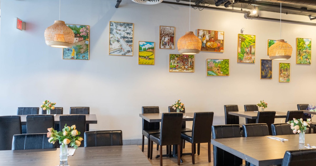Interior, dining area