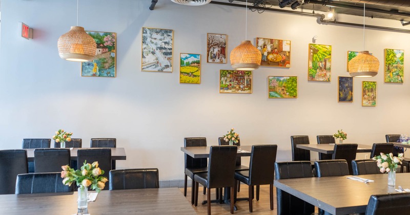 Interior, dining area