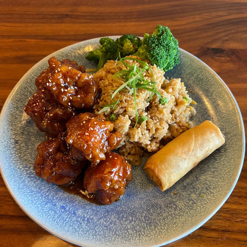 General Tso Chicken with Fried Rice photo