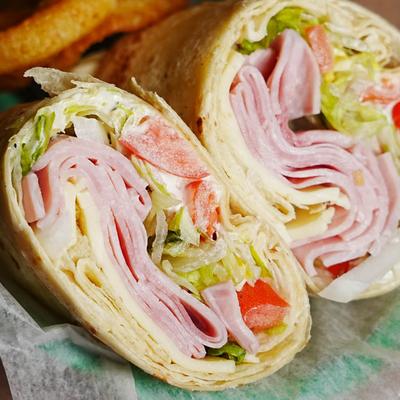 Turkey Wrap, close-up.