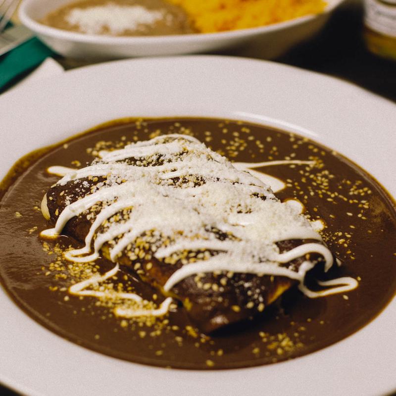 Enchiladas De Mole photo