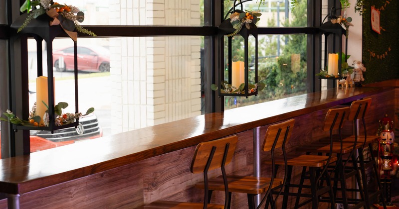 Interior seating space