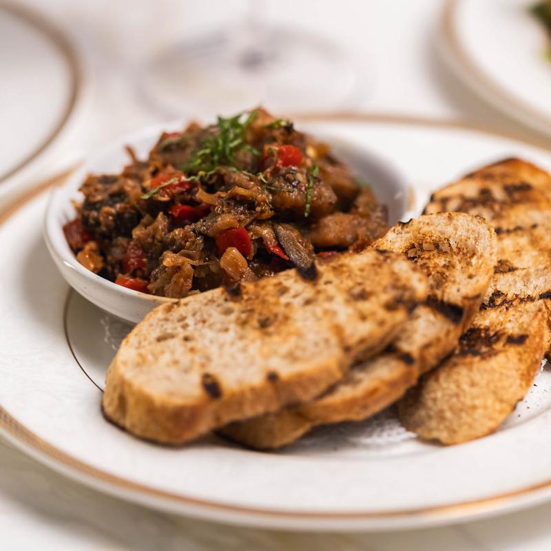 menu item 2 of 13, Eggplant Caponata (V)