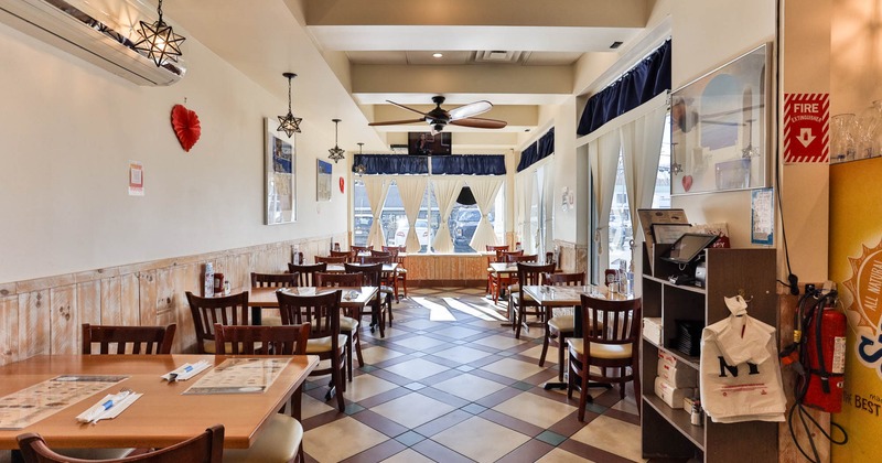 Tables ready for guests