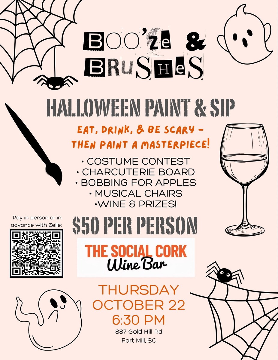 Halloween Paint & Sip event photo