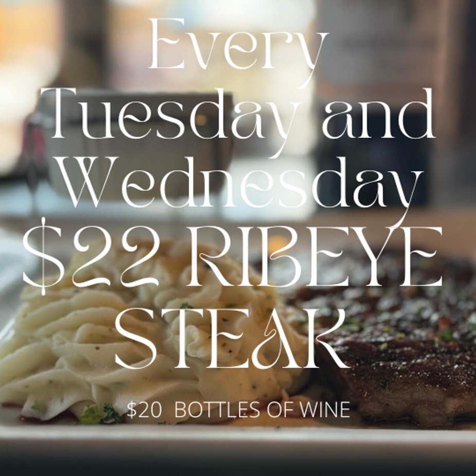$22 Ribeye Steak Night event photo