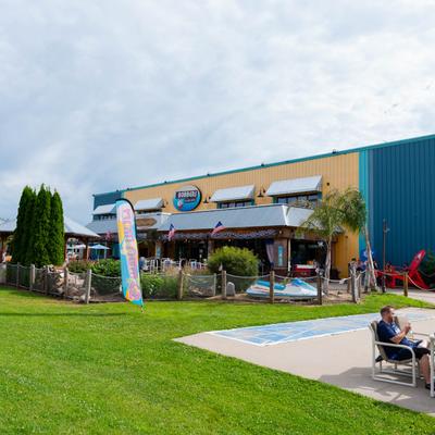 Bobbers Island Grill, exterior.