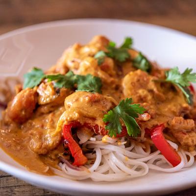 Korean Cashew Noodle.