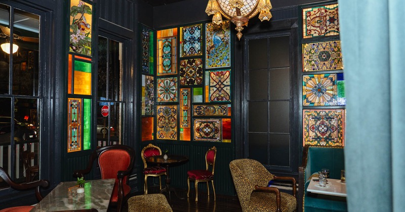 Interior seating area