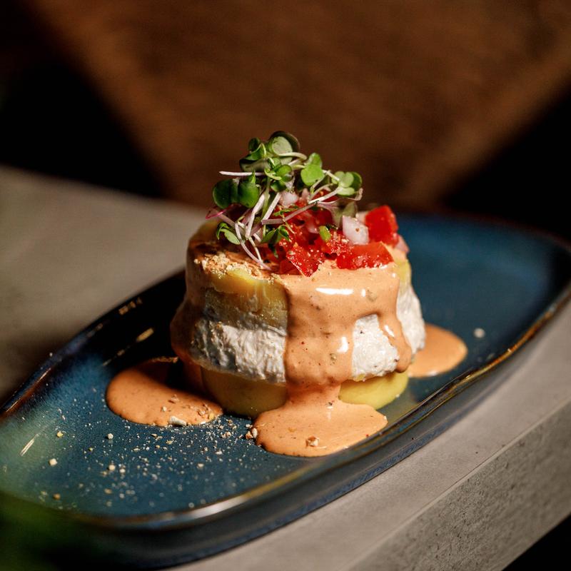 menu item 1 of 8, Crab Causa