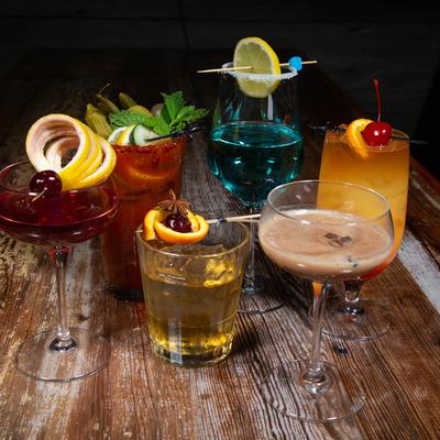 Various cocktails.