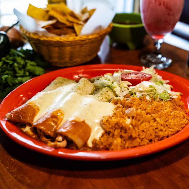 menu item 10 of 10, Enchiladas Mexicanas