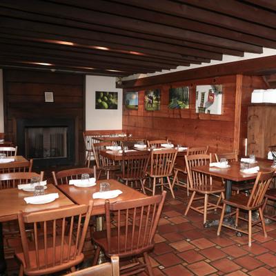 Dining area in Main Village Restaurant.