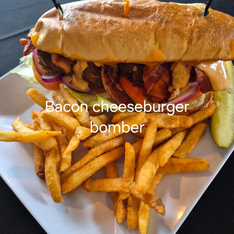 Bacon Cheddar Meatball Bomber photo