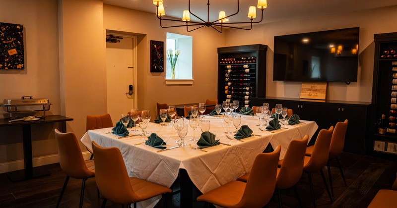 Interior, a table for ten