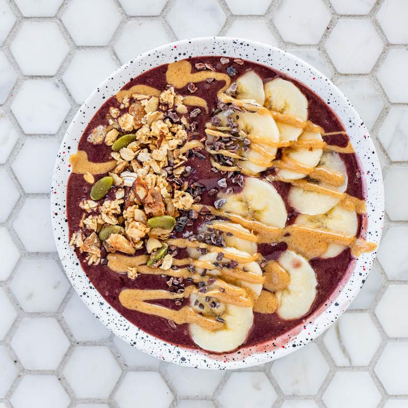 Peanut Butter Banana Acai Bowl photo
