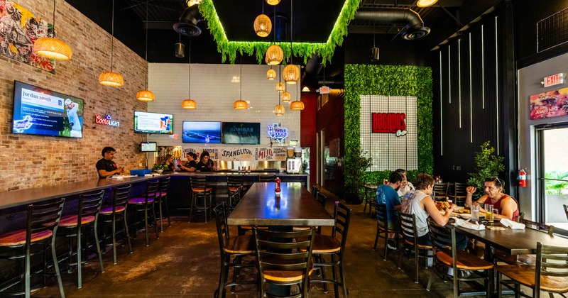 Interior, dining area