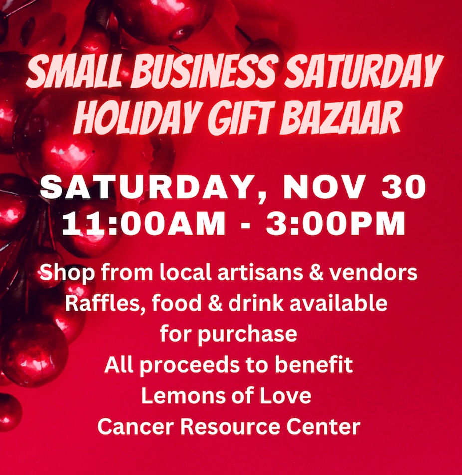 Small Business Saturday Christmas Bazaar event photo