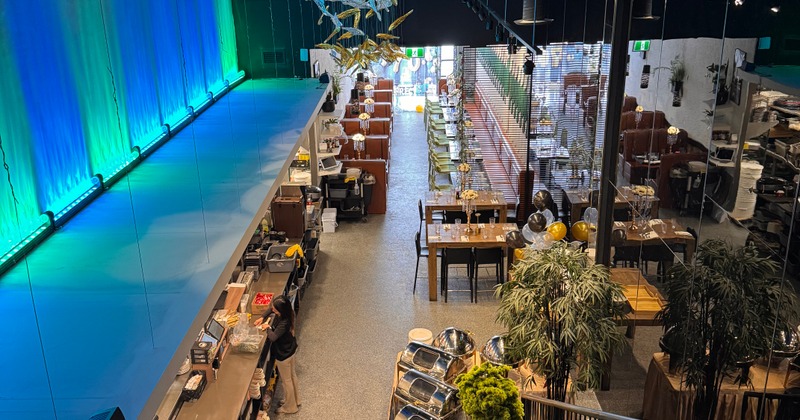 Step Up Dinning Section - Max 70 Guests