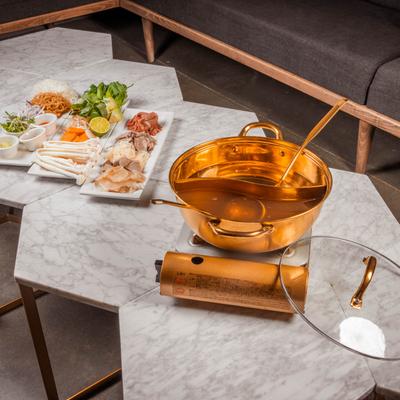 Hot pot pho with cuts of beef.