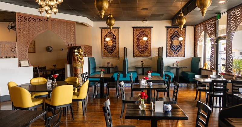 Interior, seating area