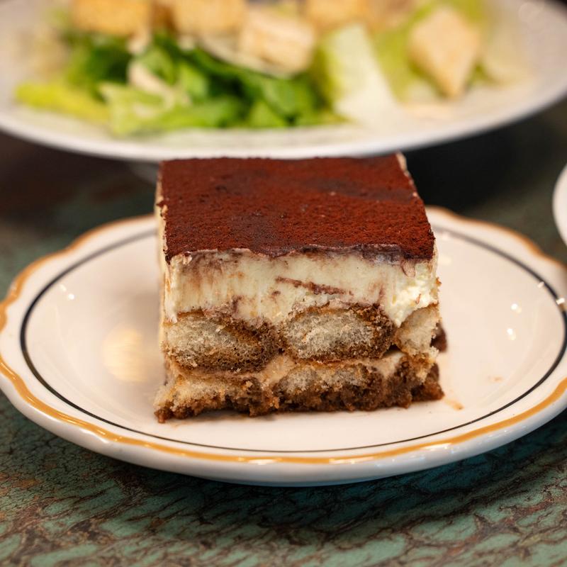 menu item 10 of 11, Tiramisu