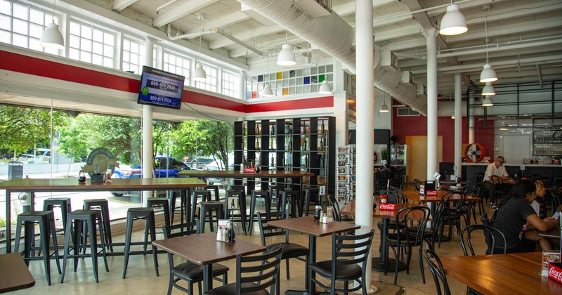 Interior, dining area