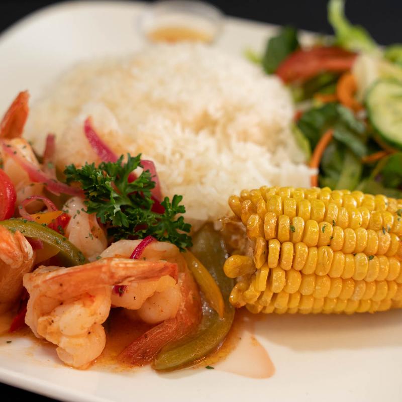 menu item 7 of 12, Shrimp Dinner