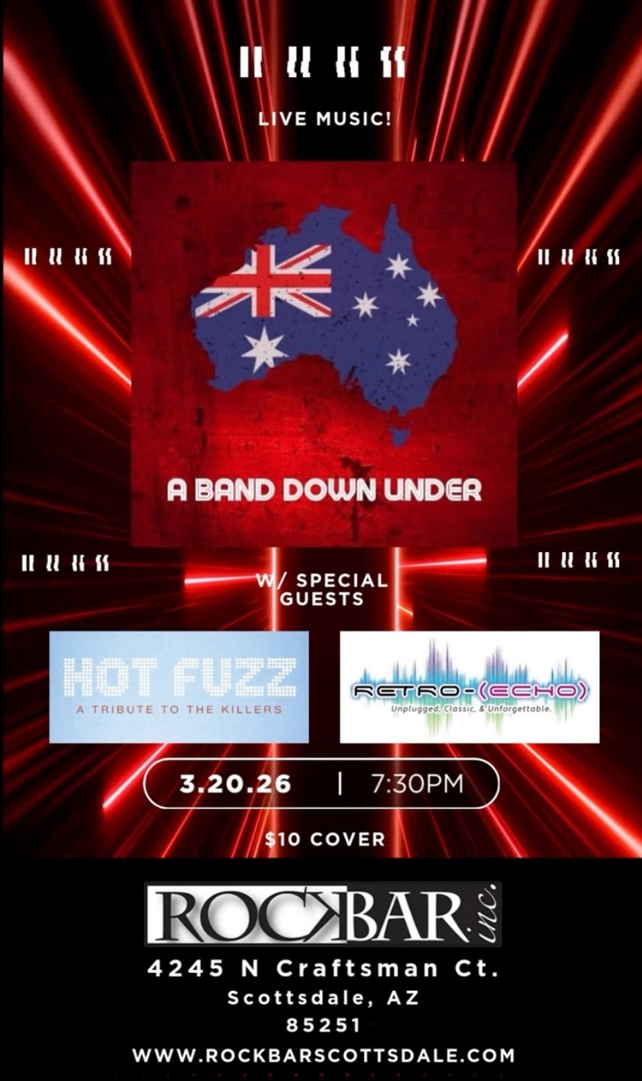 A Band Down Under event photo