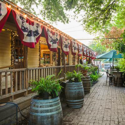 Porch and seating area in front