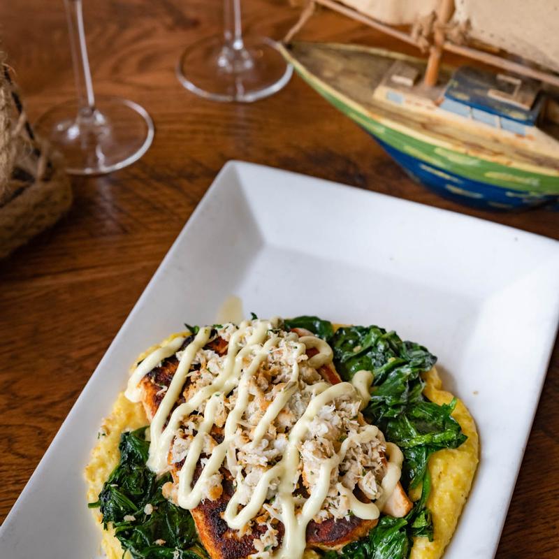 Blackened Mahi with Crabmeat photo