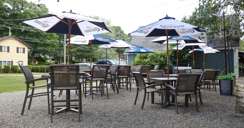 Outdoor seating area