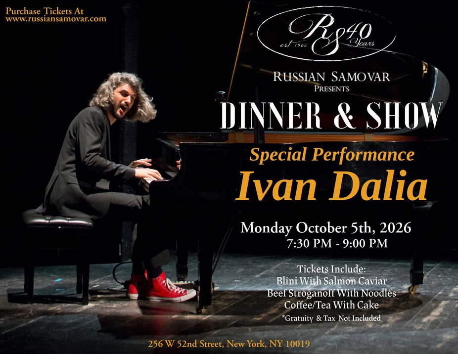 RUSSIAN SAMOVAR PRESENTS IVAN DALIA event photo