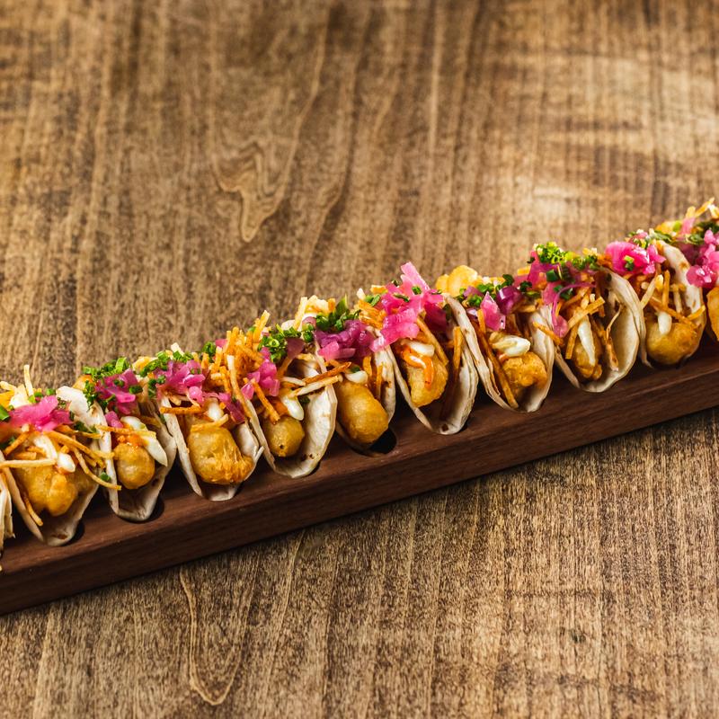 Fish & Chip Taco’s - Cod Fish & Shoestring Fries, Pico de Gallo, Tartar Sauce photo