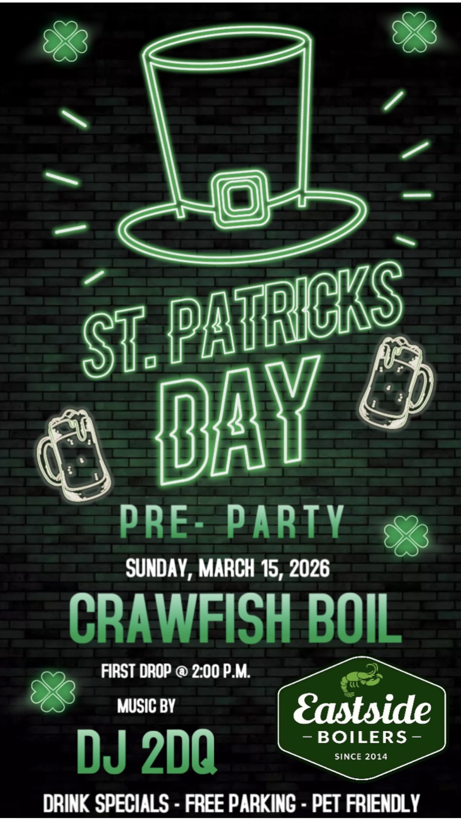 St. Patrick's Day Pre-Party event photo