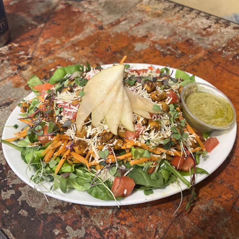 Spice Roasted Chickpea Side Salad photo