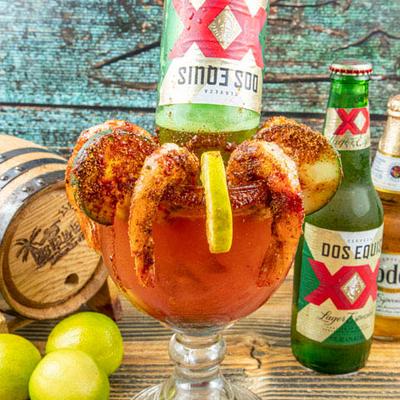 Michelada Camaron.